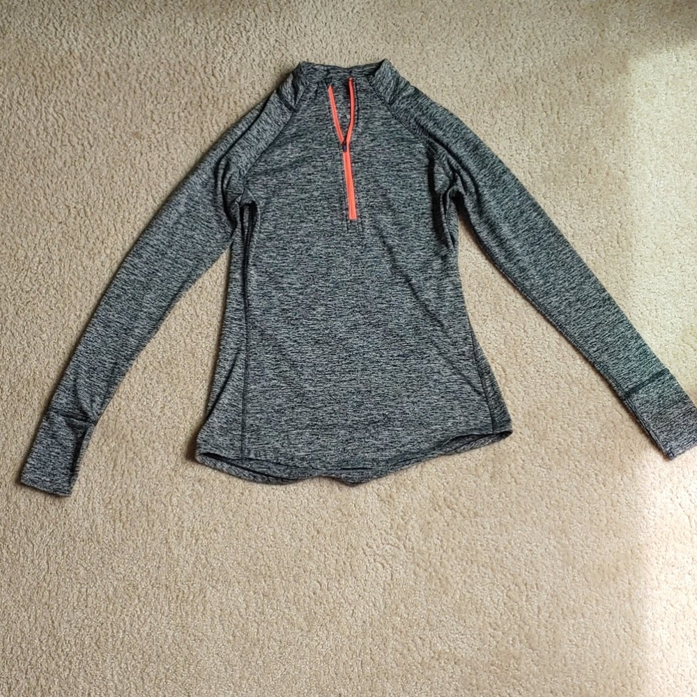 Grey Quarter Zip
